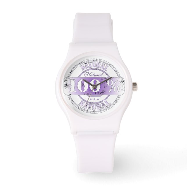 Reloj De Pulsera 100% Vigilancia Natural (Anverso)
