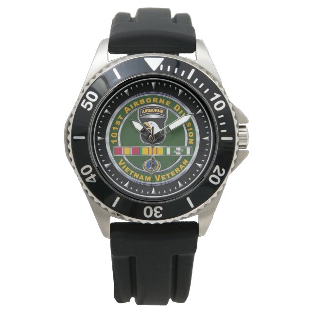 Reloj De Pulsera 101st Airborne Division Vietnam Veteran (Anverso)
