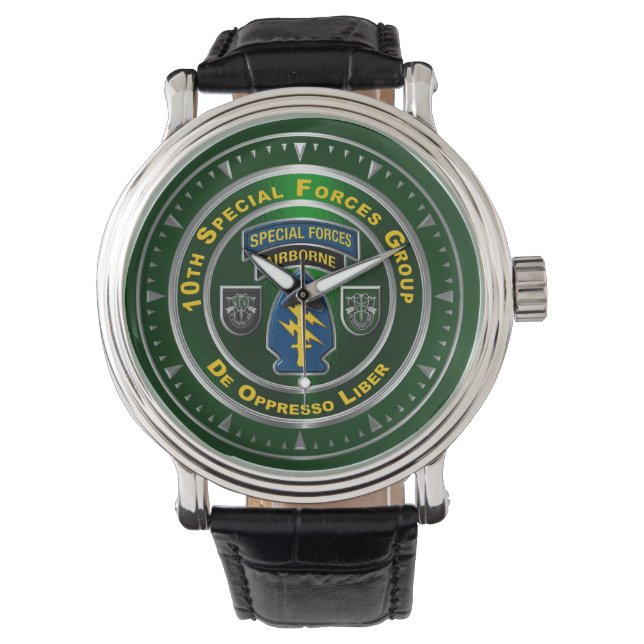 Reloj De Pulsera 10.º Grupo de Operaciones Especiales (Anverso)