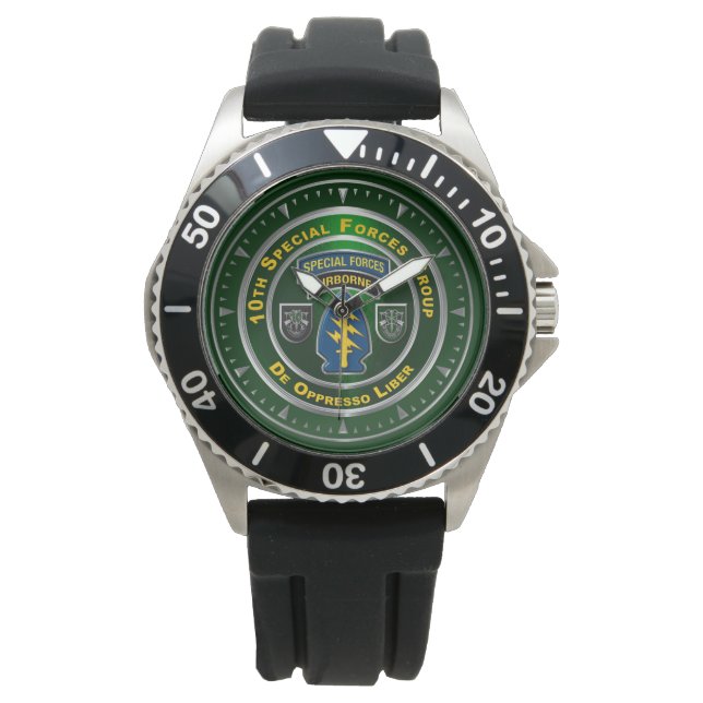 Reloj De Pulsera 10.º Grupo de Operaciones Especiales (Anverso)