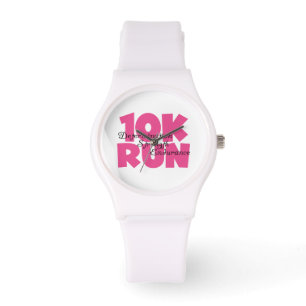Reloj De Pulsera 10.000 carreras de deportes rosados