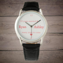 10 años ⚭ casados (con nombres)