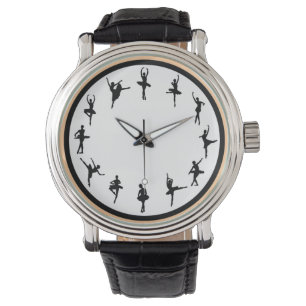 Reloj De Pulsera 12 Ballet Silhouettes