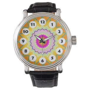 Reloj De Pulsera 12 puntos - Mandala colorida 260614