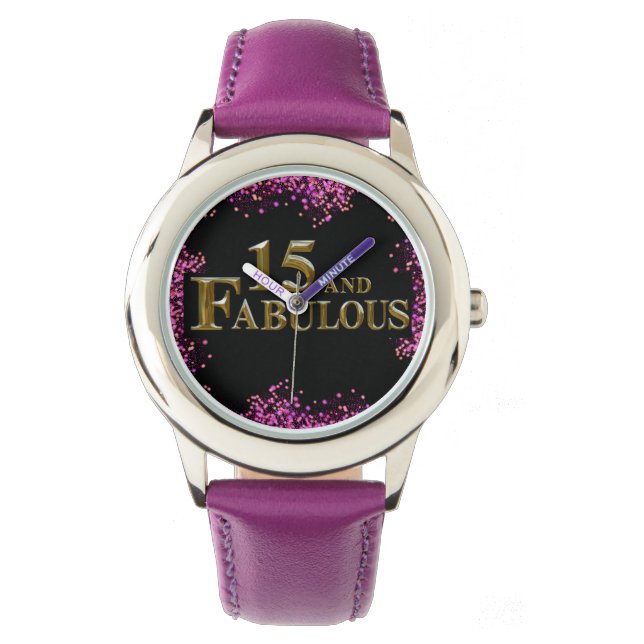 Reloj De Pulsera 15º Cumpleaños  (Anverso)