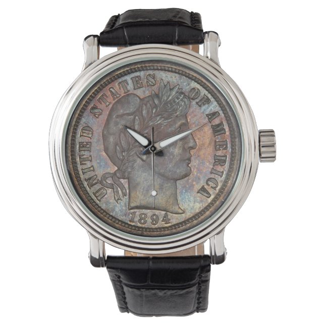 Reloj De Pulsera 1894-S Barber Dime (Anverso)