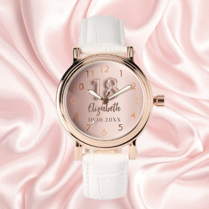 Reloj De Pulsera 18.º rosa de oro