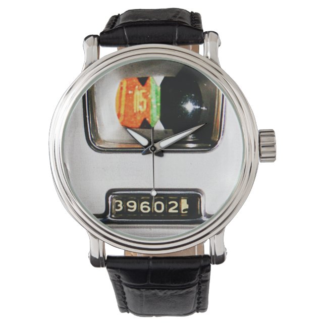 Reloj De Pulsera 1958 Classic Car Speedometer (Anverso)