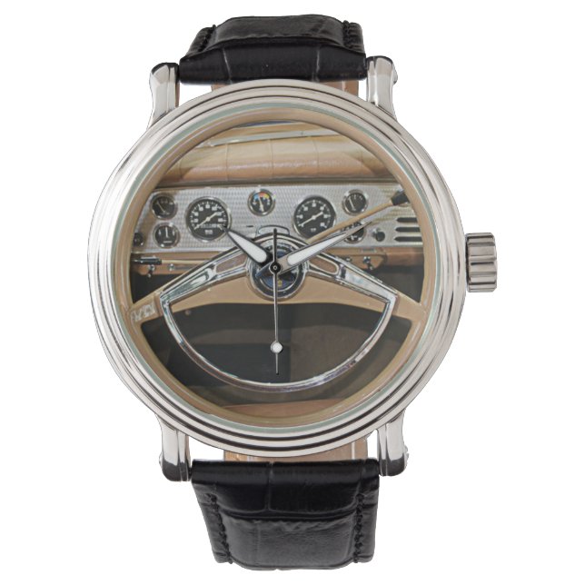 Reloj De Pulsera 1958 Packard Hawk Steering Wheel (Anverso)