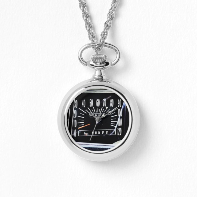 Reloj De Pulsera 1968 Classic Car Speedometer (Anverso)