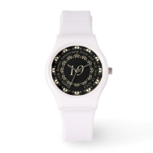Reloj De Pulsera 19.º aniversario de Boda eWatch