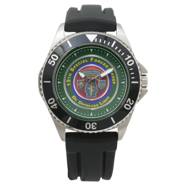 Reloj De Pulsera 19.º Grupo de Fuerzas Especiales (Anverso)