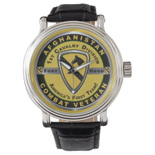 Reloj De Pulsera 1.ª División de Caballería Veterano de Afganist