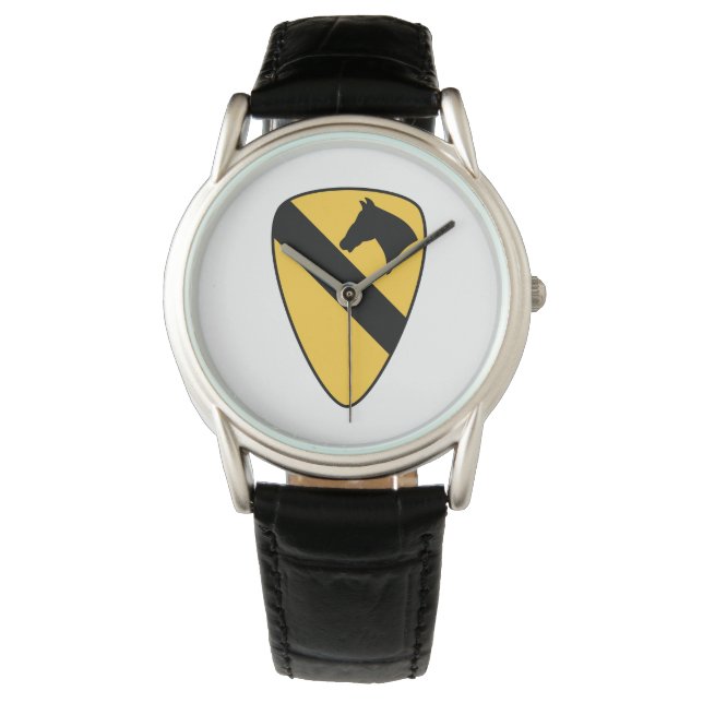 Reloj De Pulsera 1.ᵉʳ Parche Patriótico de la División de Caballerí (Anverso)