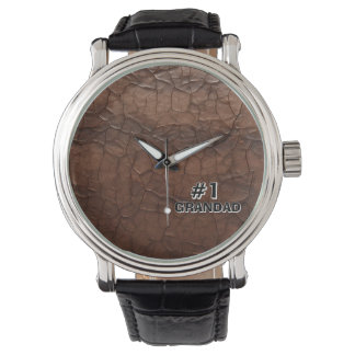 Reloj De Pulsera #1 Abuelo de cuero