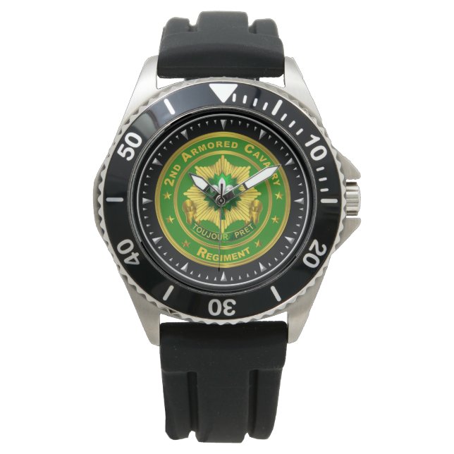Reloj De Pulsera 2º Regimiento de Caballería Blindada  (Anverso)