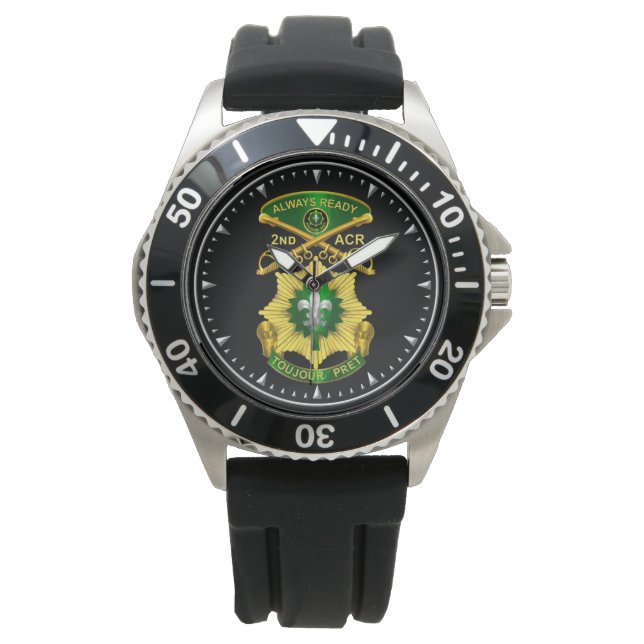 Reloj De Pulsera 2º Regimiento de Caballería Blindada  (Anverso)