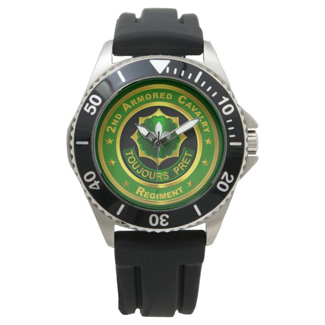 Reloj De Pulsera 2º Regimiento de Caballería Blindada  (Anverso)