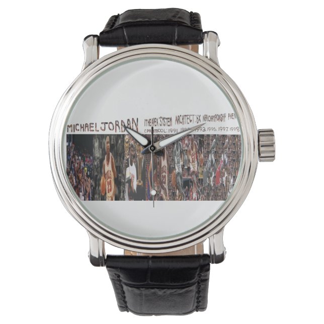 Reloj De Pulsera 200 retratos de Michael Jordan Watch (Anverso)