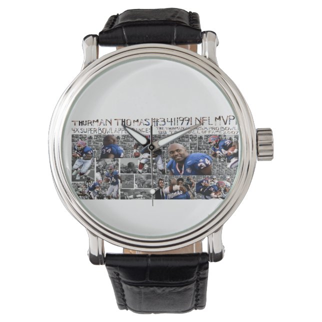 Reloj De Pulsera 200 retratos de Thurman Thomas Watch (Anverso)