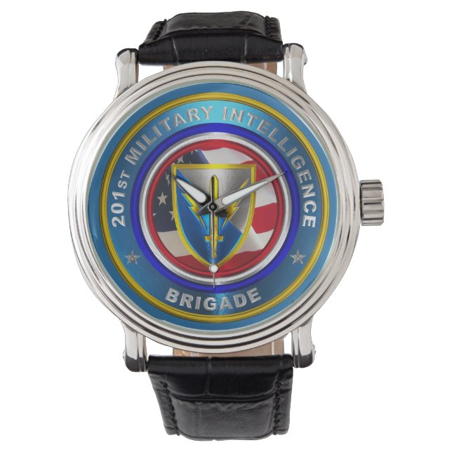 Reloj De Pulsera 201.ª Brigada de Inteligencia Militar Expedicionar (Anverso)