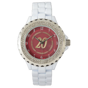 Reloj De Pulsera 20.ª foca de cera roja