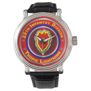 Reloj De Pulsera 25ª División de Infantería "relámpago tropical