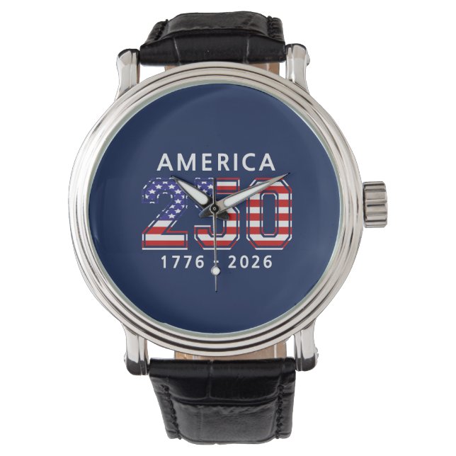 Reloj De Pulsera 250º Cumpleaños de los Estados Unidos (Anverso)