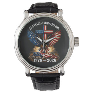 Reloj De Pulsera 250 Aniversario USA Fe Libertad