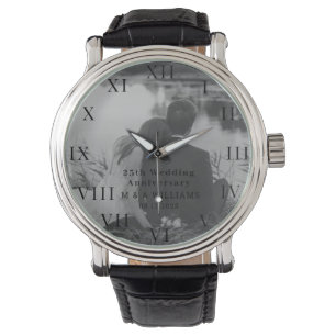 Reloj De Pulsera 25° Aniversario Boda Foto moderna 50