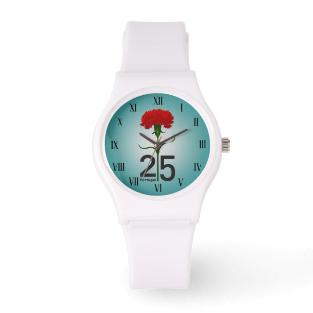 Reloj De Pulsera 25 de abril, la Revolución de los Claveles, Portug (Anverso)