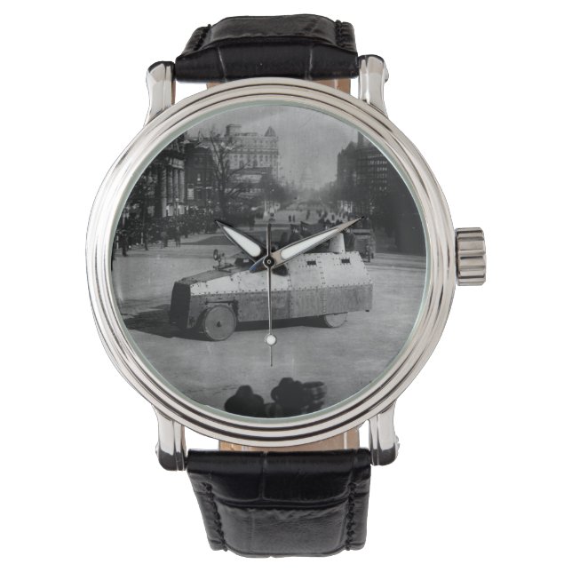 Reloj De Pulsera 27 de marzo de 1917: Escuadrón de vehículos blinda (Anverso)