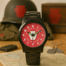 Reloj De Pulsera 28th Infantry Division "Fire and Movement" Tribute