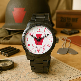 Reloj De Pulsera 28th Infantry Division "Fire and Movement" Tribute