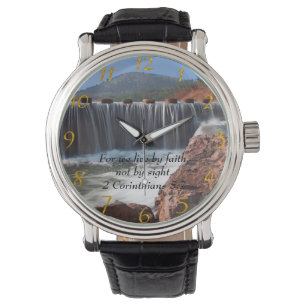 Reloj De Pulsera 2 Corinthians 5:7 Piedras graduales