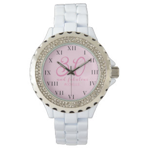 Reloj De Pulsera 30 años por su 30 chica rosada elegante
