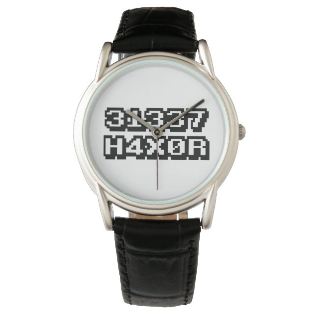 RELOJ DE PULSERA 31337 H4X0R (Anverso)