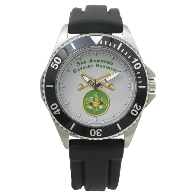 Reloj De Pulsera 3.ᵉʳ Regimiento De Caballería Armada (Anverso)