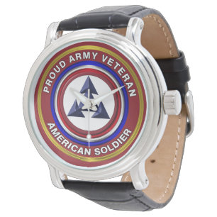 Reloj De Pulsera 3.ᵉʳ Veterano Orgulloso del Comando de Sostenibili