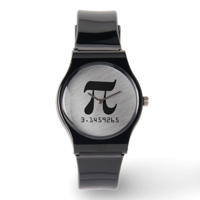 Reloj De Pulsera 3.1459265 Constante Matemática Pi (Anverso)