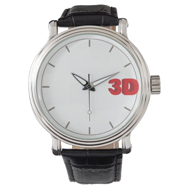 Reloj De Pulsera 3D O'Clock. (Anverso)