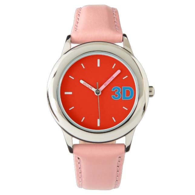 Reloj De Pulsera 3D O'Clock 2. (Anverso)