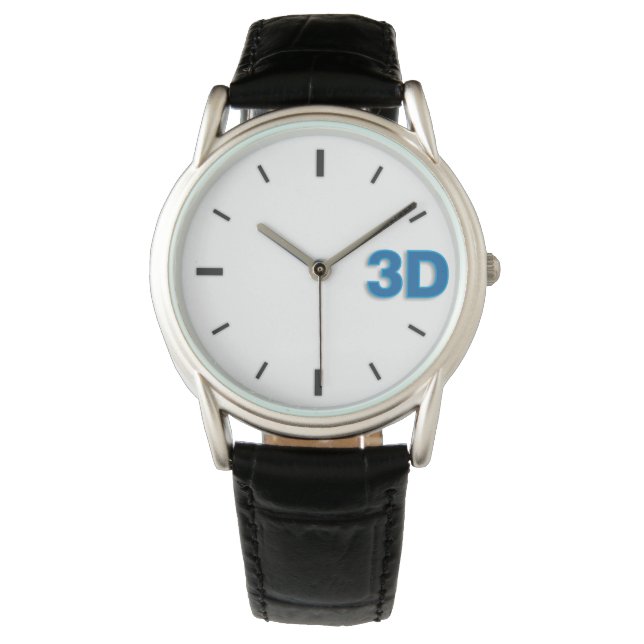 Reloj De Pulsera 3D O'Clock 2-B1. (Anverso)