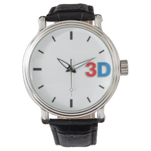 Reloj De Pulsera 3D O'Clock 2-RdBl.