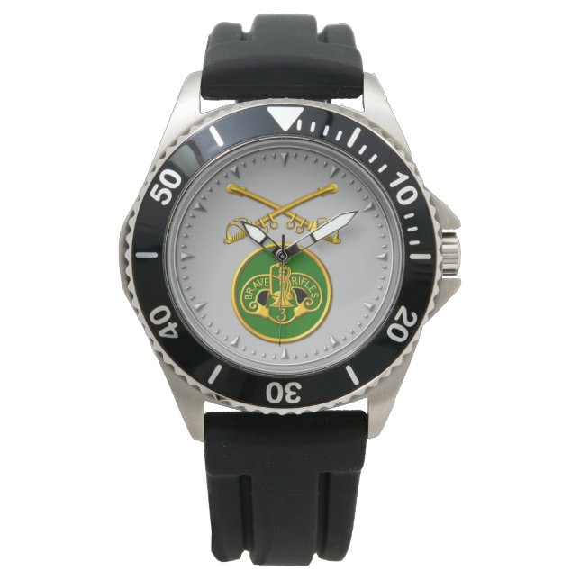 Reloj De Pulsera 3er Regimiento de Caballería Blindada  (Anverso)
