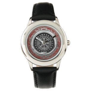 Reloj De Pulsera [400] Compás rúnico mágico de plata de Vegvisir