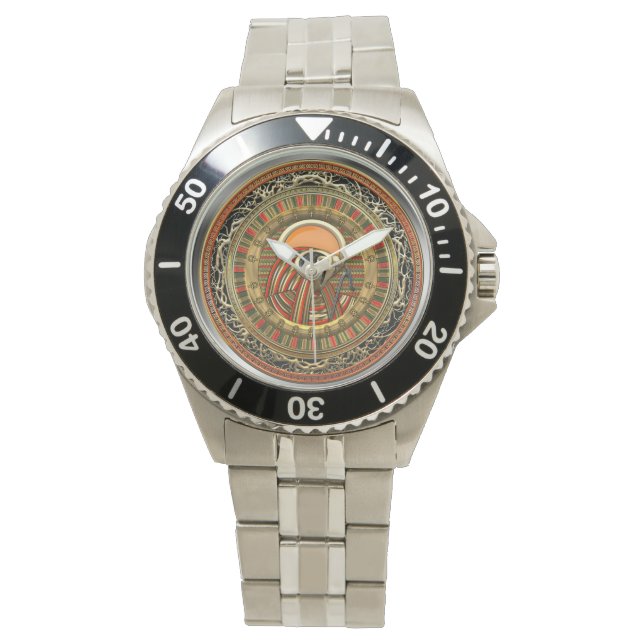 Reloj De Pulsera [400] Dios Sol Egipcio Ra (Anverso)
