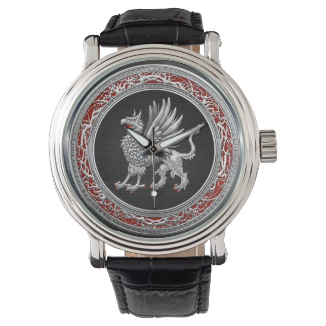 Reloj De Pulsera [400] Griffin de plata sagrada (Anverso)
