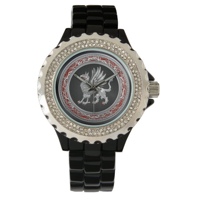 Reloj De Pulsera [400] Griffin de plata sagrada (Anverso)