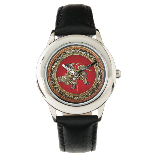 Reloj De Pulsera [400] Hokusai - Shoki Riding Shishi Lion (Anverso)